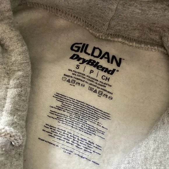 NEW Gildan Texas Physics UT Longhorns Hoodie Sweatshirt Unisex Small Gray NWOT